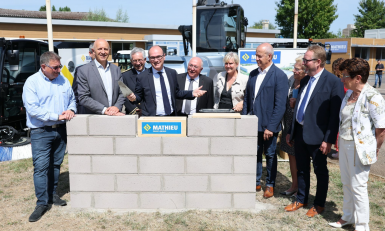 Électrification et efficacité énergétique : visite du Ministre chez MATHIEU